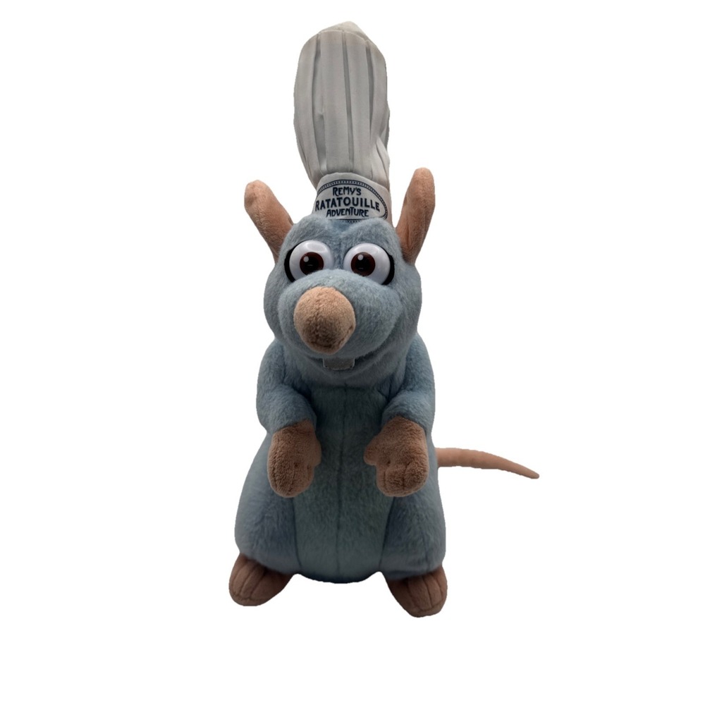 Disney Epcot Chef Remy's Ratatouille Adventure Talking Plush 11" push hands